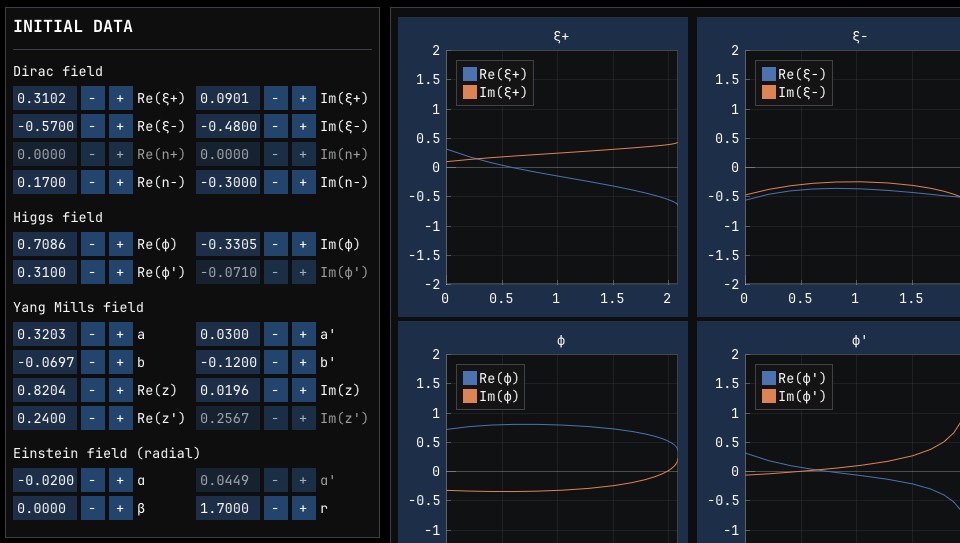 Screenshot of the solver GUI